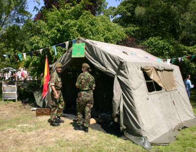 01_2AC020_3_07_01
Overton's army cadets play a full part in the life of the village. Seen here at the Church Fete 2007 - base camp. If you want to find out more about them visit their website at 4wardsasone.co.uk 

By Tony Morris

