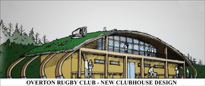 18_1_03_RF006_04
Architect's drawing of the new clubhouse - planning permission was granted in February 2008. (Update 2009 - unfortunately, because of difficulties in obtaining funds, the plans had to be scaled down. The main existing building will be retained, with a new roof, and new changing and shower facilities will be built at the rear). 

From Club poster
