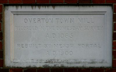 04TM01_01
Plaque on the wall of the old Overton Town Mill. It correctly gives the date of the Domesday Survey as 1085, which was the year it was started. The Domesday Book was completed in the following year 1086 which is the date normally referred to - photo 2006 

By Tony Morris
