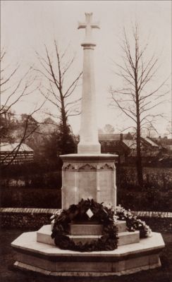 05_1CR003_14
The war memorial photographed some years ago. Today the stone has weathered a little making some of the names difficult to read but they are all shown on a fine plaque in the Overton Memorial Institute in Station Road. 

From Brian Burgess
