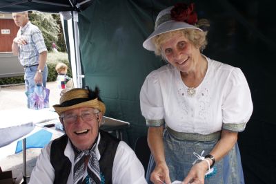 Click to view full size image
==============
05_2BSCT_021
Bob Reid, architect of the lovely redevelopment, with his wife Mary helping out at the 2008 Sheepfair. Sadly Bob is no longer with us.
By Tony Morris
05_2BSCT_021
Bob Reid, architect of the lovely redevelopment, with his wife Mary helping out at the 2008 Sheepfair. Sadly Bob is no longer with us.
By Tony Morris