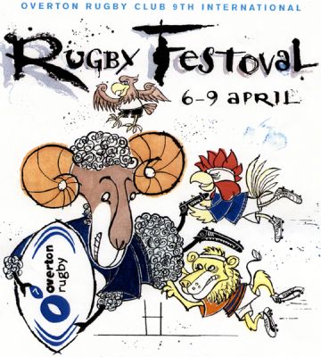 18_1_05_RF001_00
Festoval is a bi-annual Easter event which has been running since 1991. It attracts teams from all over Europe - visit www.overtonrugby.com for further information and pictures. It is open to all to go and watch the fun and enjoy the refreshments. 

From Club poster
