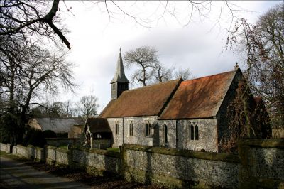 07_3AS004_1
Holy Trinity and St Andrews Church at Ashe. A church was recorded here in the Domesday Book 1086. The present church was built in 1887-8. Photographed March 2006 

By Tony Morris
