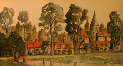 07_OA03_02
Freefolk Manor Cottages (Demolished in 1939 because of their poor condition and replaced by the cottages we see today) 

By Eric Holmes
