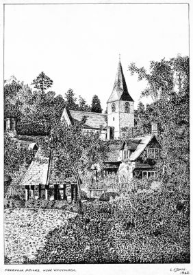 07_OA03_03
Freefolk Priors, Near Whitchurch. The drawing is dated 1942 but the cottages are thought to have been demolished in1939 

By L F Bath
