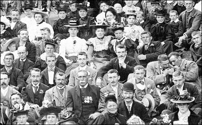 09PO009_3
Enlargement 2 of a section of the Malshanger photograph. One man is proudly displaying his medals believed to include the Crimean War 

By Tony Morris

