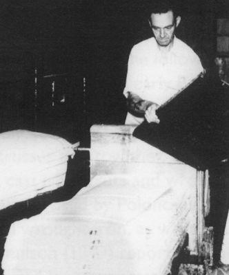 09PO032_1
Wilf Payne at work in Laverstoke Mill c 1950 

From English Heritage
