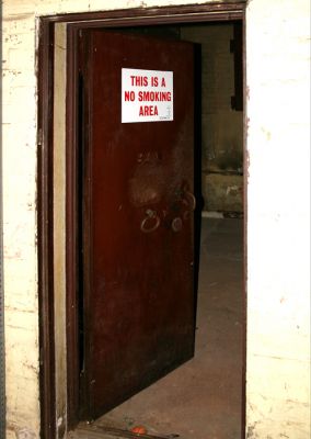 09PO040_07
Entrance to the bank paper vaults - photo 2006 

By Tony Morris
