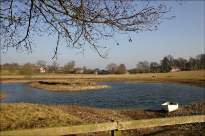 11TO014
The small lake, which is the official source of the River Test, had a low water level 

By Tony Morris
