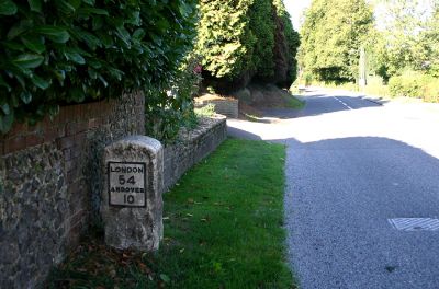 13_4ST003_1
An old milestone in Southington (from the days before satnav) 

By Tony Morris
