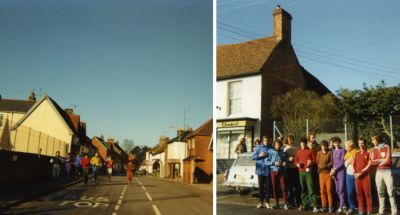 14_1OR11_2
Overton Harriers at the end of their Lands End to Overton relay - fund-raising for the ORC - c.1975 

From Margaret Wheeler
