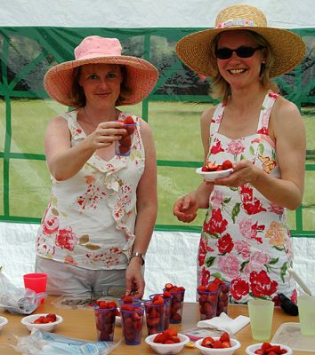 14_1OR15_03
Strawberries and cream, and very tasty looking too. 

By John Hodge
