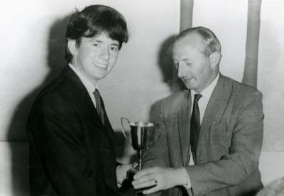 14_2OR06
Harold Redstall making the first presentation of his "Sportsman of the Year" award to Dave McCann - 1966 

From the ORC
