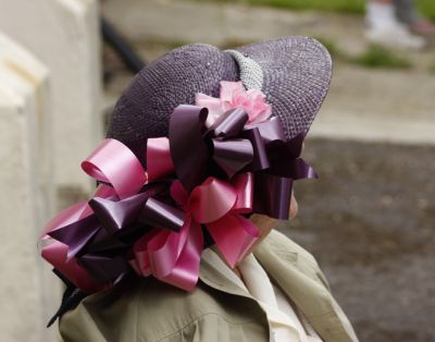 15_2SF003_1_04_04
A glorious hat like this could only belong to one person 

By Tony Morris
